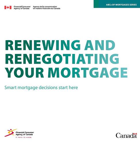 Renew Your Mortgage Guide FCAC